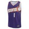 Devin Booker Phoenix Suns Fashion7 Youth Fast Break Player Jersey - Purple - Side View