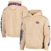 Washington Mystics The Wild Collective Unisex Graffiti Acid Wash Pullover Hoodie - Cream - Front View