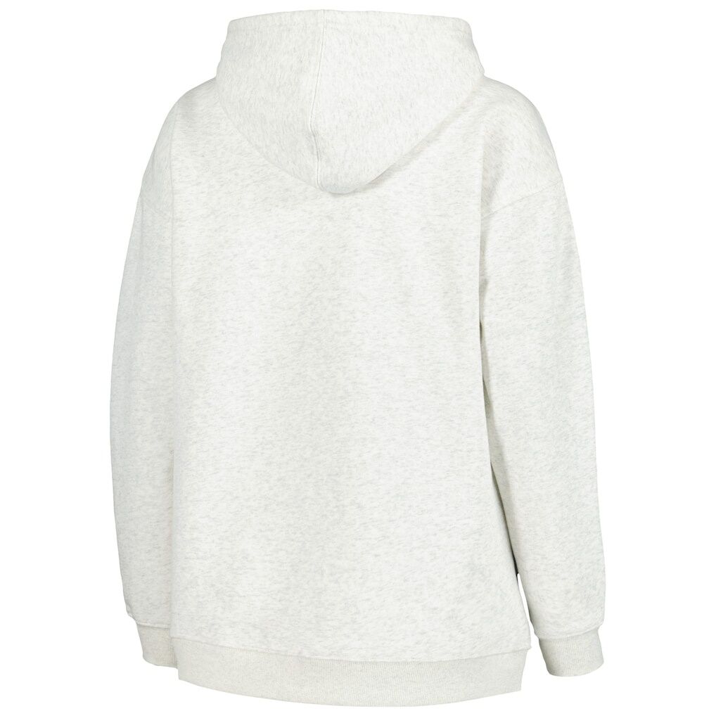 Washington Mystics The Wild Collective Women's Washed Full-Zip Hoodie - Heather Gray