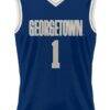 #1 Georgetown Hoyas GameDay Greats Youth Lightweight Basketball Jersey - Navy - Side View