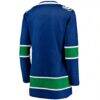 Vancouver Canucks Fashion7 Women's Premier Breakaway Jersey - Blue - Detail View