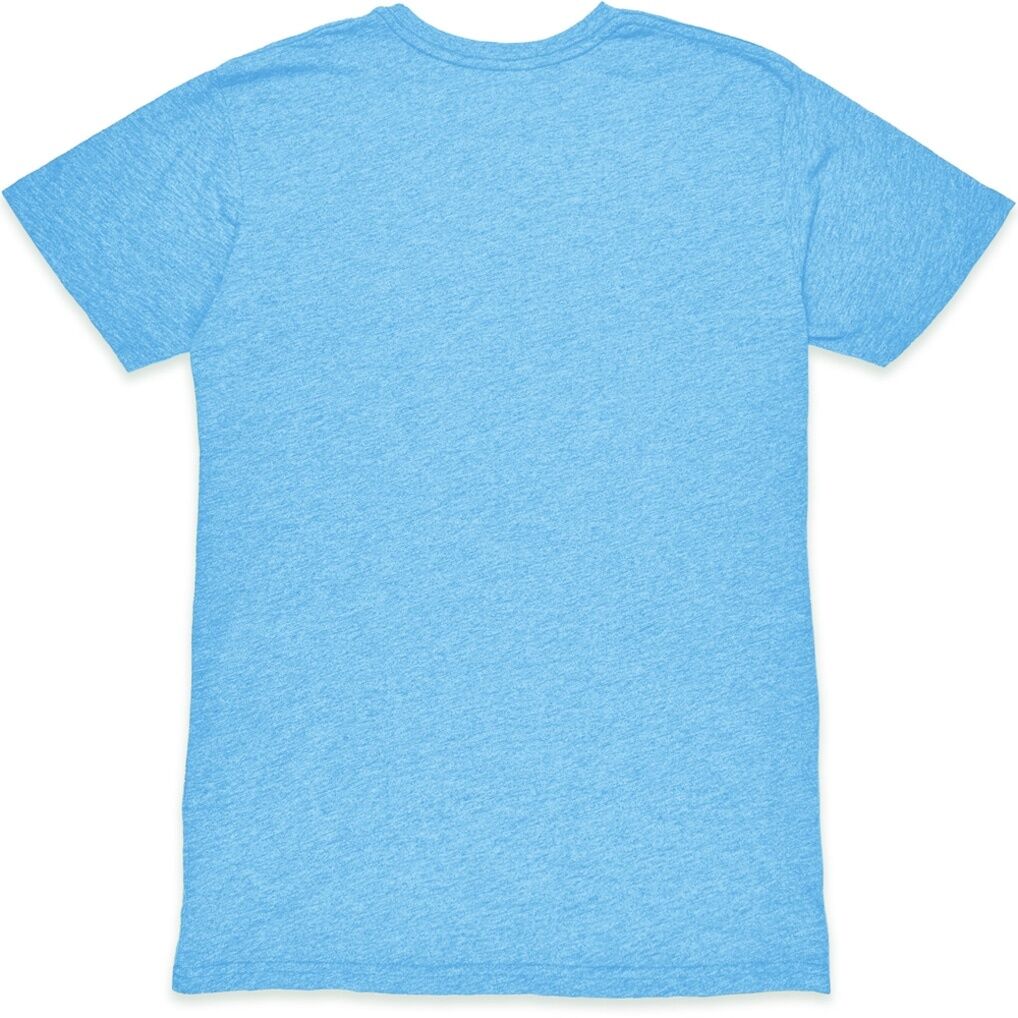 Burnley 1863FC Wordmark Mock Twist Tri-Blend T-Shirt - Light Blue