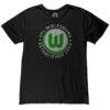 VfL Wolfsburg 1863FC Color Crest Slub T-Shirt - Black - Side View