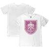Burnley 1863FC Color Crest Slub T-Shirt - White - Front View