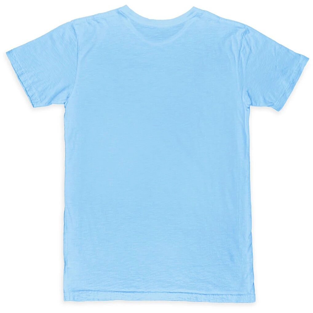 Burnley 1863FC Mono Crest Slub T-Shirt - Light Blue