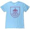 Burnley 1863FC Mono Crest Slub T-Shirt - Light Blue - Side View