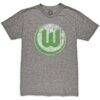 VfL Wolfsburg 1863FC Color Crest Twisted Tri-Blend Slub T-Shirt - - Side View