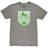 VfL Wolfsburg 1863FC Retro Crest Twisted Tri-Blend Slub T-Shirt - Heather Gray - Side View