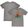 RCD Mallorca 1863FC Retro Crest Twisted Tri-Blend Slub T-Shirt - - Front View