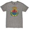 RCD Mallorca 1863FC Retro Crest Twisted Tri-Blend Slub T-Shirt - - Side View