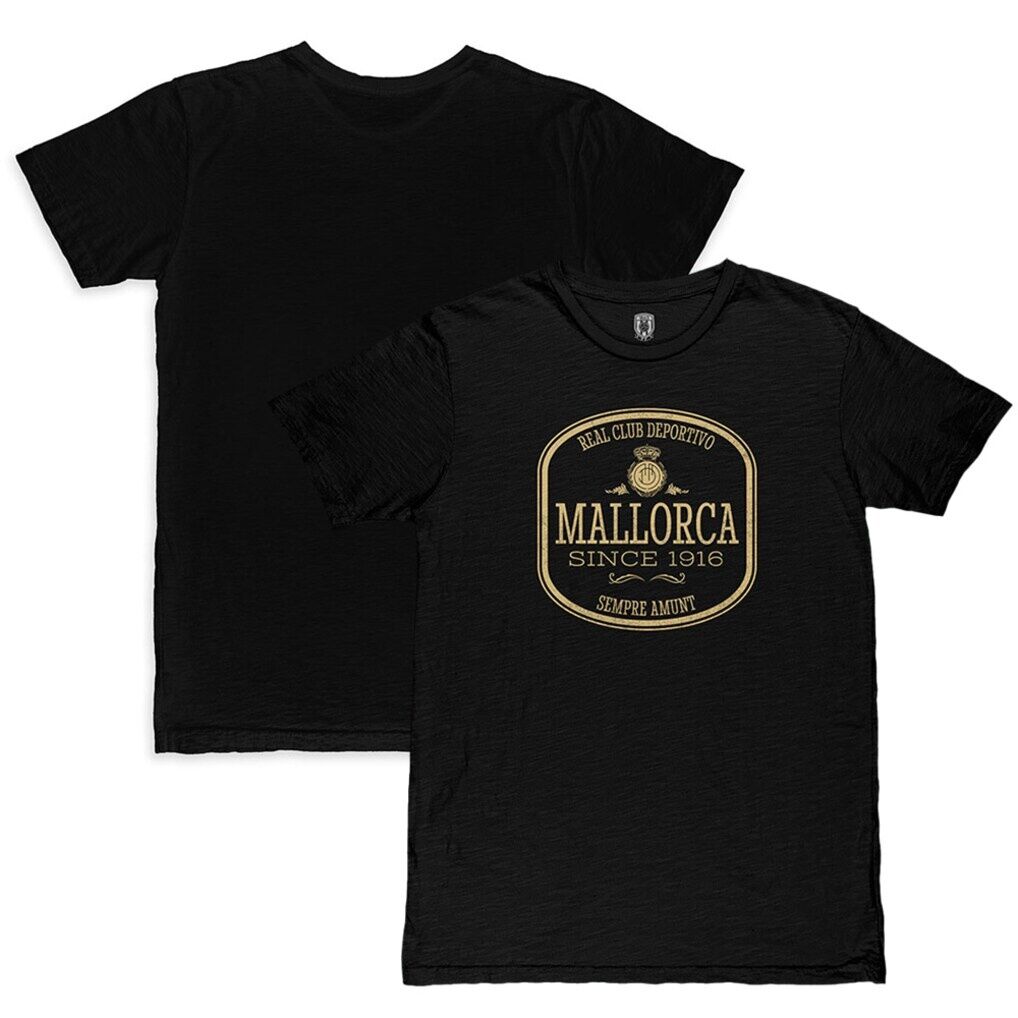 RCD Mallorca 1863FC Retro Seal Slub T-Shirt