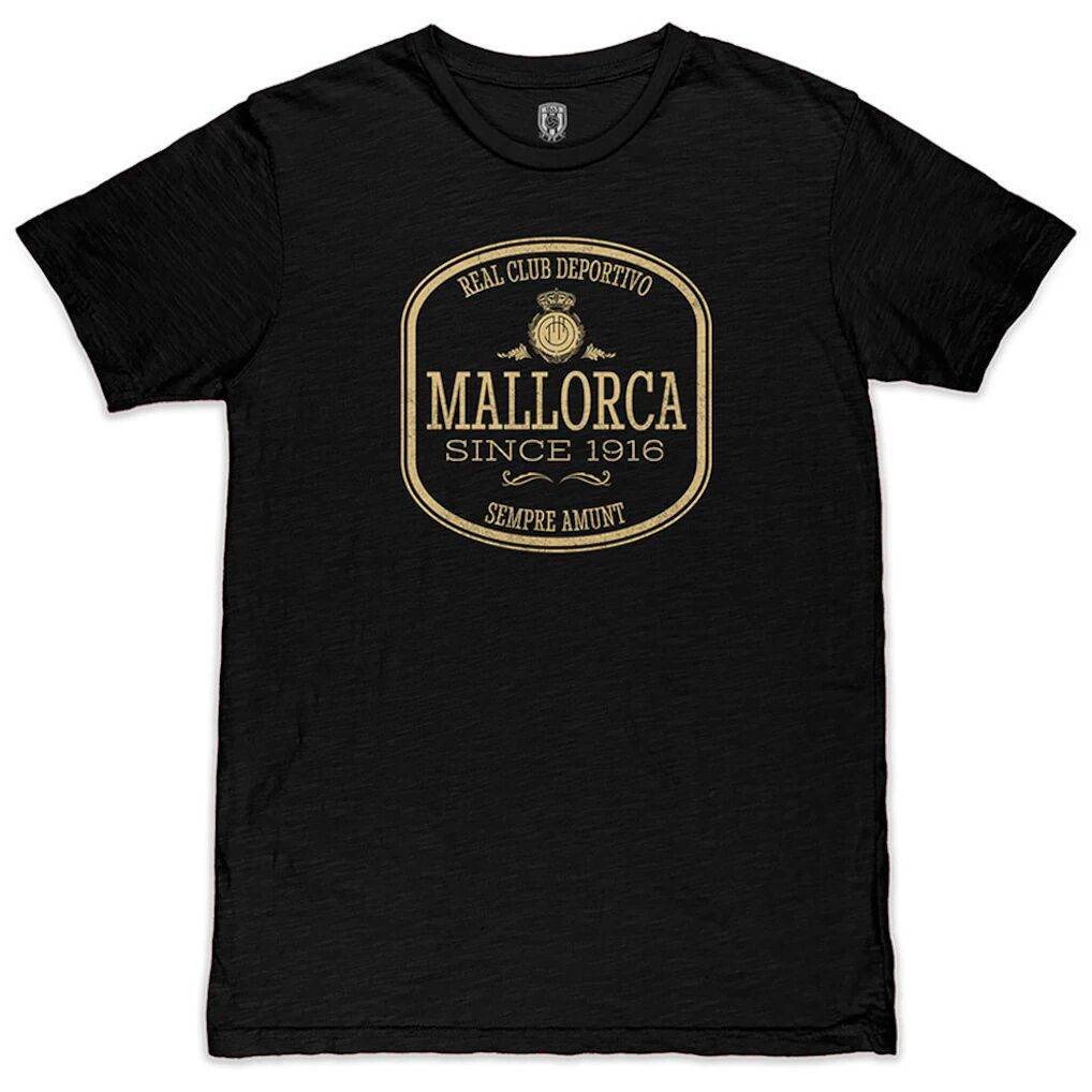 RCD Mallorca 1863FC Retro Seal Slub T-Shirt