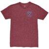 West Ham United 1863FC Front Back Date Twisted Tri-Blend T-Shirt - - Side View