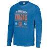 New York Knicks Homage Unisex Holiday Raglan Pullover Sweatshirt - Blue - Side View