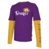 Los Angeles Sparks Stadium Essentials Unisex Spectator Long Sleeve T-Shirt - Purple - Side View