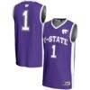 #1 Kansas State Wildcats GameDay Greats Unisex Lightweight Basketball Jersey - Purple - Front View