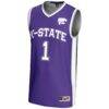 #1 Kansas State Wildcats GameDay Greats Youth Lightweight Basketball Jersey - Purple - Side View