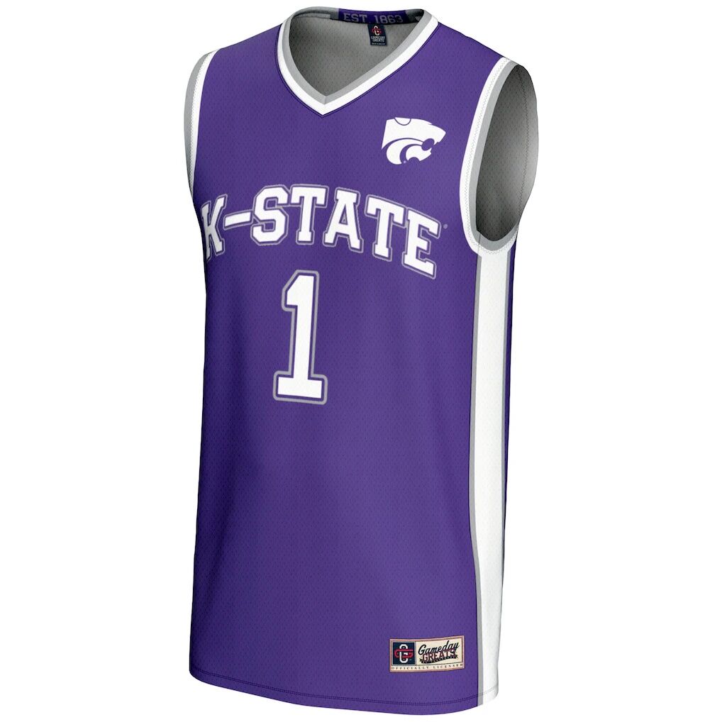 #1 Kansas State Wildcats GameDay Greats Youth Lightweight Basketball Jersey