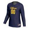 Cal Bears GameDay Greats Unisex NIL Pick-A-Player Lightweight Women's Volleyball Jersey - Navy - Side View