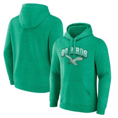 Philadelphia Eagles Fashion7 Gridiron Classics Go Birds Vintage Arch Pullover Hoodie - - Front View
