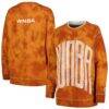 WNBA The Wild Collective Women's Overdye Pullover Sweatshirt - Orange - Front View