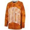 WNBA The Wild Collective Women's Overdye Pullover Sweatshirt - Orange - Side View