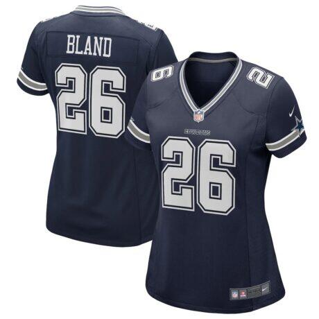 DaRon Bland Dallas Cowboys Nike Women's Game Jersey - Navy - Front View