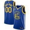 Golden State Warriors Nike Unisex 2019/20 Custom Swingman Jersey - Royal - - Front View