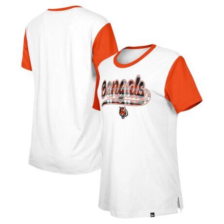 Cincinnati Bengals New Era Women's 3rd Down T-Shirt - - Front View