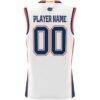 Florida Gators Unisex NIL Pick-A-Player Lightweight Men's Basketball Jersey - White - Detail View