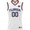 Florida Gators Unisex NIL Pick-A-Player Lightweight Men's Basketball Jersey - White - Side View