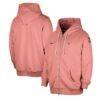 Chicago Bulls Nike Authentic Standard Issue Full-Zip Hoodie Jacket - Red - Front View