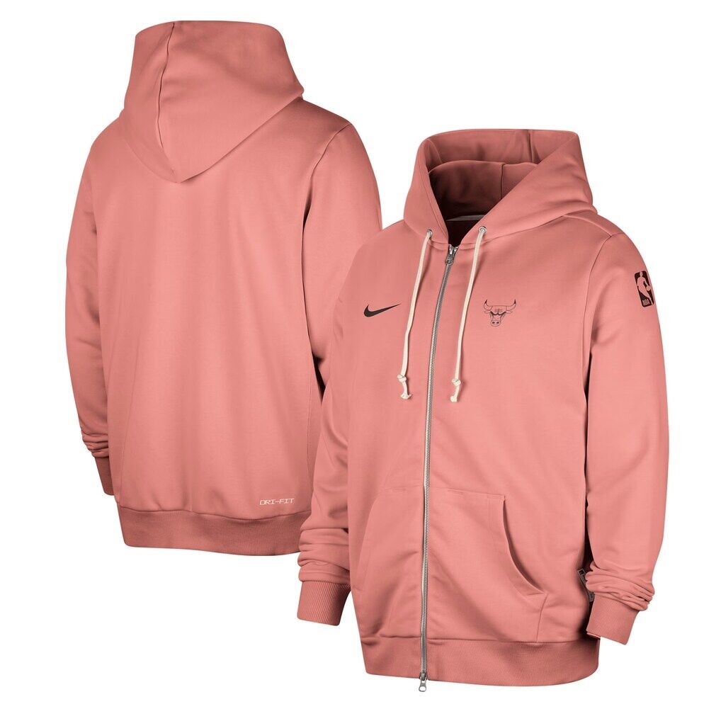 Chicago Bulls Nike Authentic Standard Issue Full-Zip Hoodie Jacket