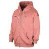Chicago Bulls Nike Authentic Standard Issue Full-Zip Hoodie Jacket - Red - Side View
