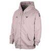 Charlotte Hornets Jordan Brand Authentic Standard Issue Full-Zip Hoodie Jacket - - Side View