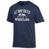 Case Western Reserve Spartans Champion Wrestling Icon T-Shirt - Navy - Side View