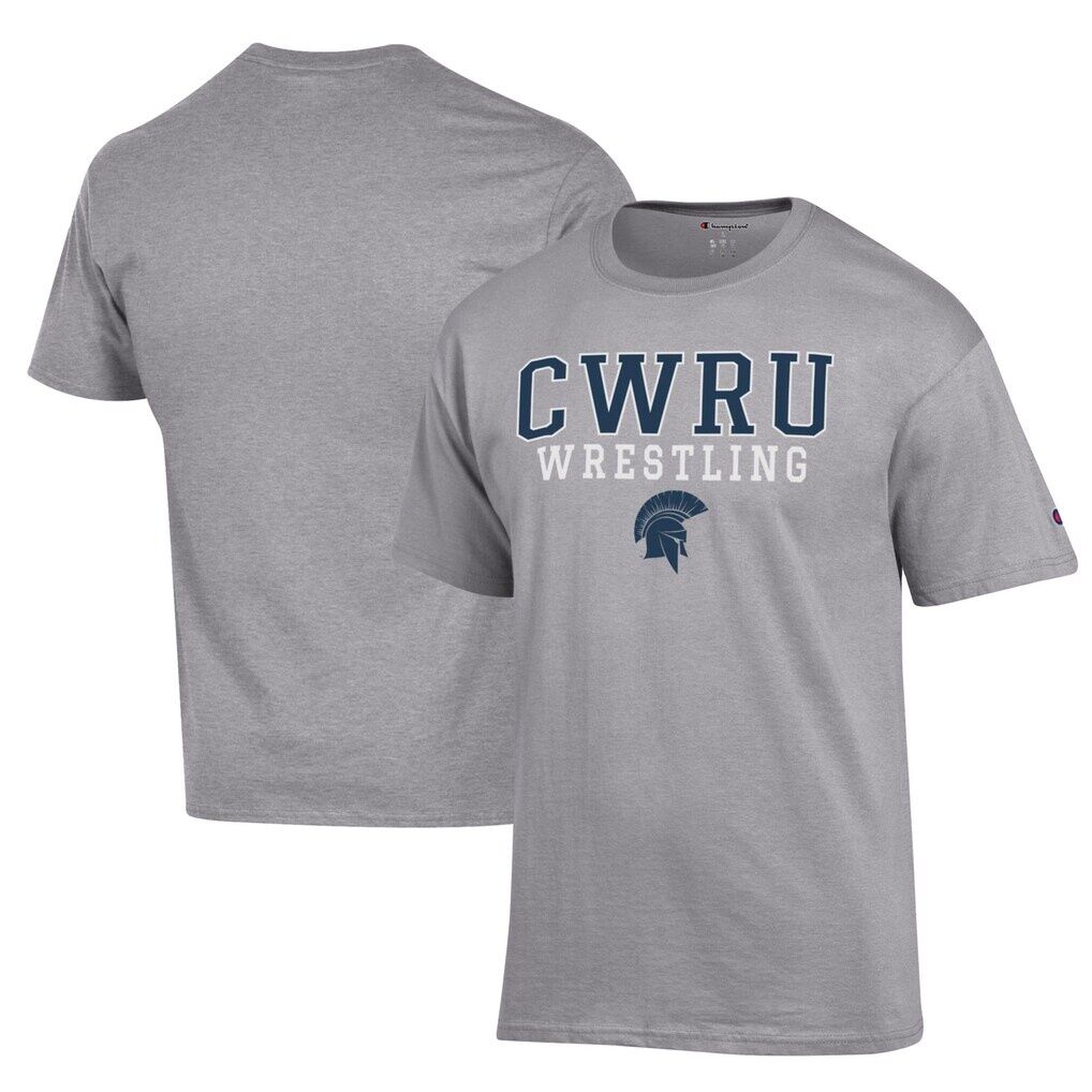 Case Western Reserve Spartans Champion Wrestling Stack Logo T-Shirt