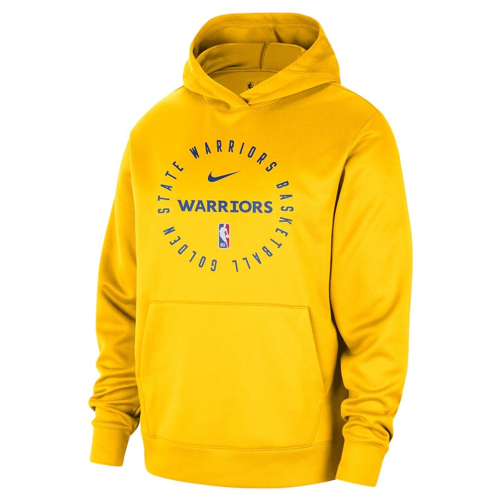 Golden State Warriors Nike 2024/25 Spotlight On-Court Practice Performance Pullover Hoodie