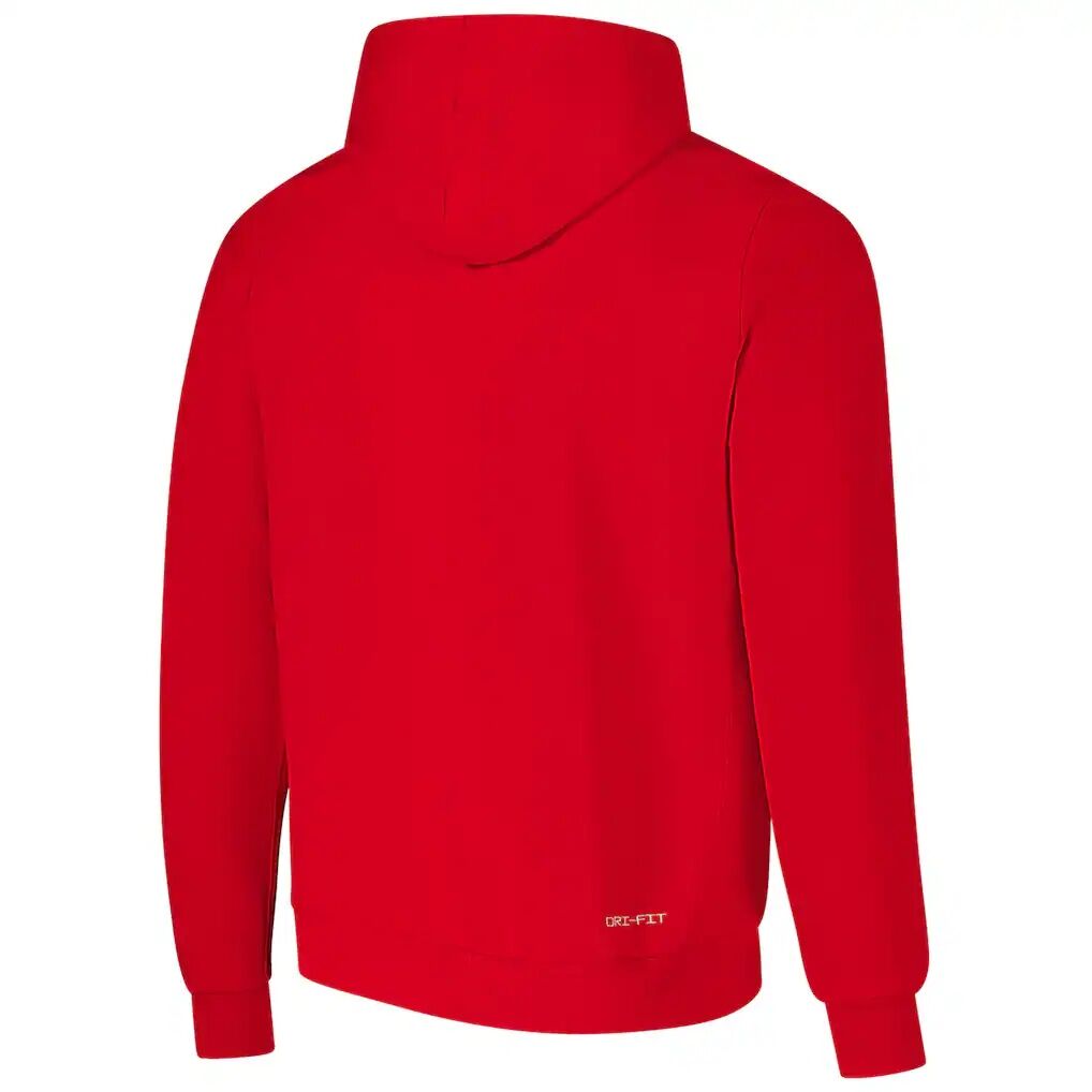 Chicago Bulls Nike Courtside Standard Issue Premium Performance Pullover Hoodie