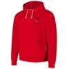 Chicago Bulls Nike Courtside Standard Issue Premium Performance Pullover Hoodie - Red - Side View