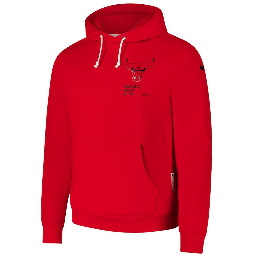 Chicago Bulls Nike Courtside Standard Issue Premium Performance Pullover Hoodie
