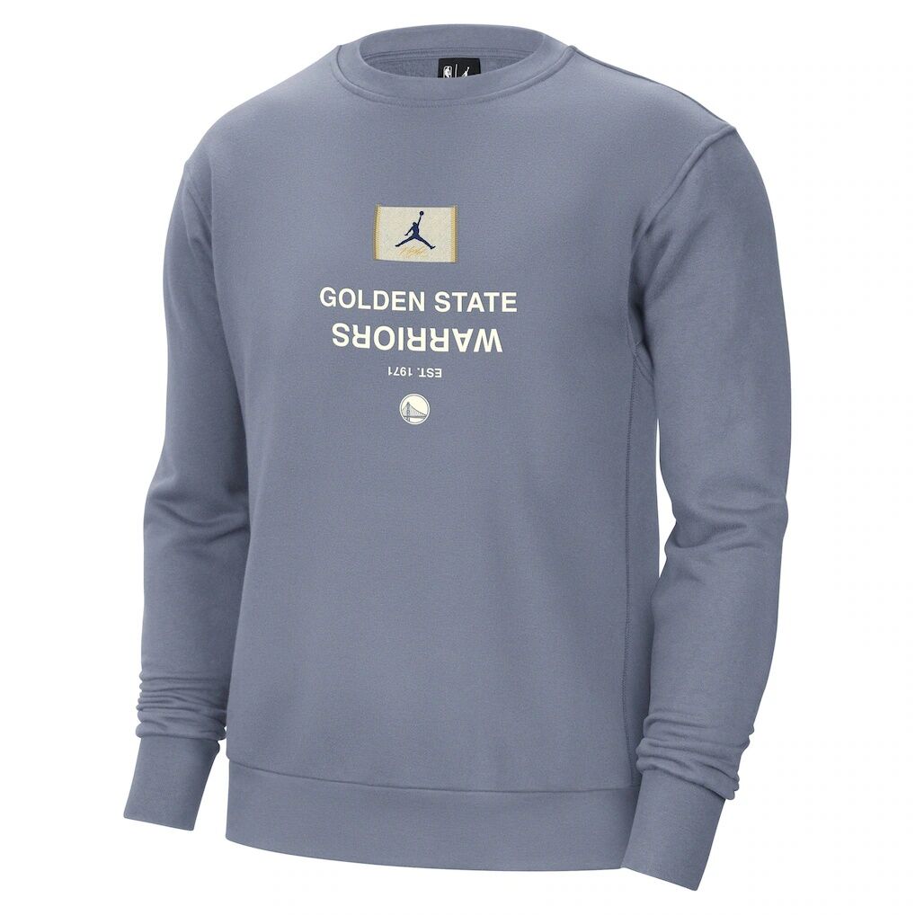 Golden State Warriors Jordan Brand Courtside Statement Edition Heavyweight Pullover Sweatshirt