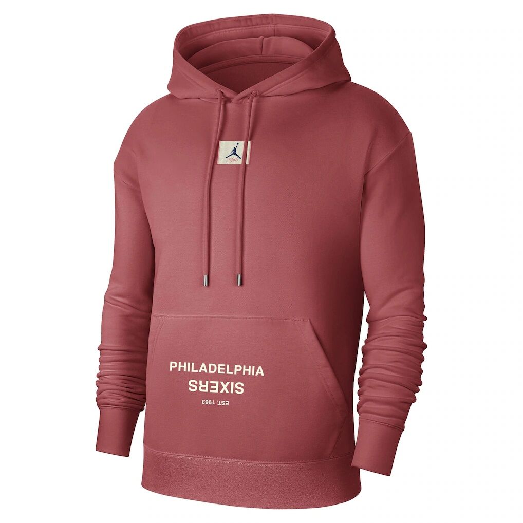 Philadelphia 76ers Jordan Brand Courtside Statement Edition Pullover Hoodie