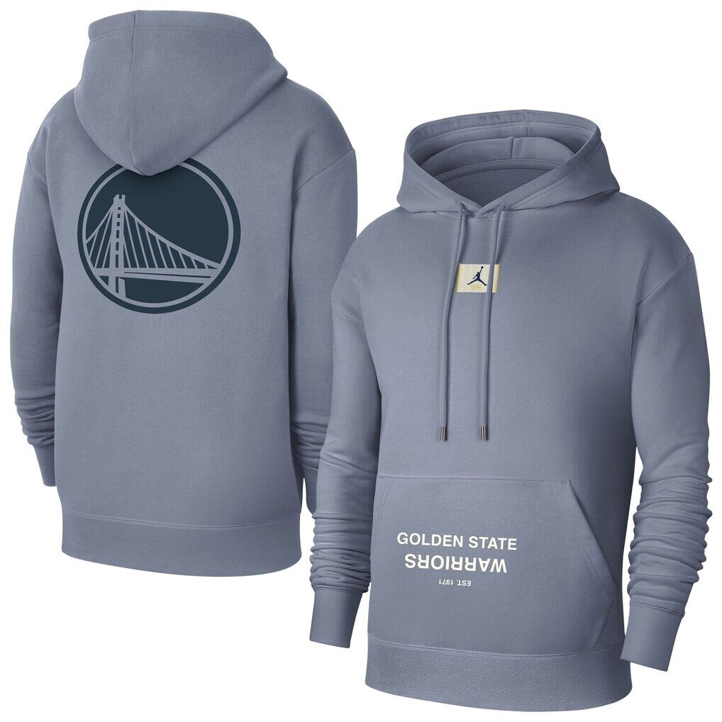 Golden State Warriors Jordan Brand Courtside Statement Edition Pullover Hoodie