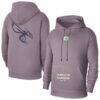 Charlotte Hornets Jordan Brand Courtside Statement Edition Pullover Hoodie - Purple - Front View