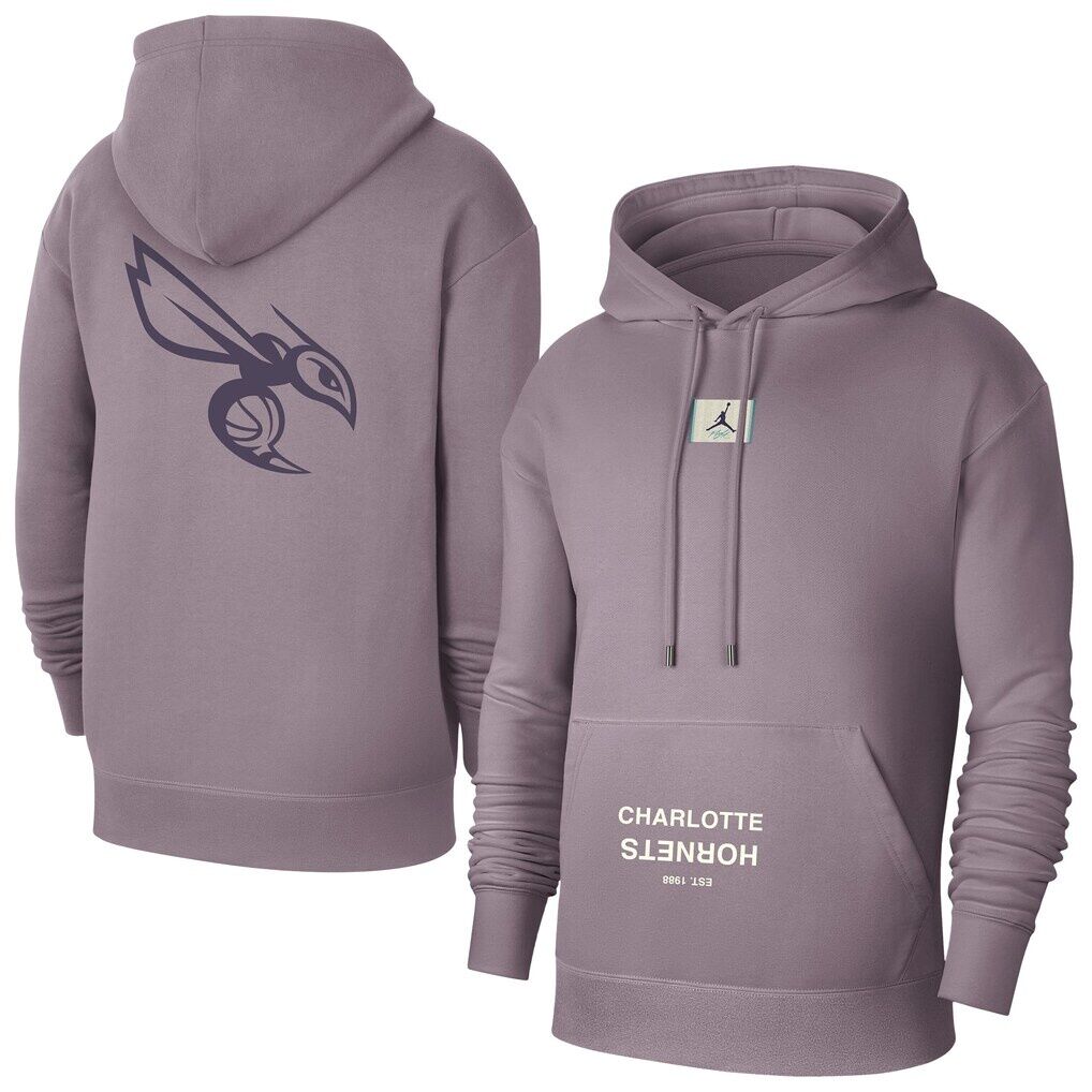 Charlotte Hornets Jordan Brand Courtside Statement Edition Pullover Hoodie