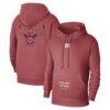 Chicago Bulls Jordan Brand Courtside Statement Edition Pullover Hoodie - Red - Front View