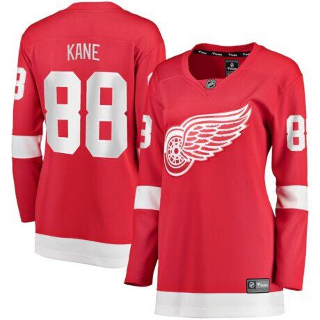 Patrick Kane Detroit Red Wings Fashion7 Women's Home Breakaway Player Jersey - Red - Front View