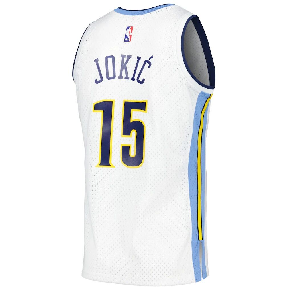 Nikola Jokic Denver Nuggets Mitchell & Ness 2016/17 Throwback Swingman Jersey