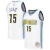Nikola Jokic Denver Nuggets Mitchell & Ness 2016/17 Throwback Swingman Jersey - White - Front View